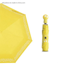 UV Protection Fully Automatic Three Folding Umbrella Color Changing When Exposed to Ultraviolet Light